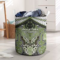 Aotearoa Iwi Whakatohea Laundry Basket Maori Kowhaiwhai Pattern