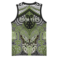 Aotearoa Iwi Whakatohea Personalised Basketball Jersey Maori Kowhaiwhai Pattern