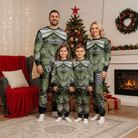 Aotearoa Iwi Whakatohea Personalised Christmas Pajama Set Maori Kowhaiwhai Pattern