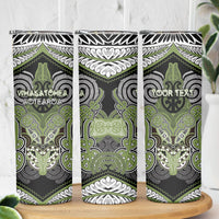 Aotearoa Iwi Whakatohea Personalised Skinny Tumbler Maori Kowhaiwhai Pattern