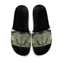 Aotearoa Iwi Whakatohea Slide Sandals Maori Kowhaiwhai Pattern