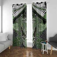 Aotearoa Iwi Ngati Awa Window Curtain Maori Kowhaiwhai Pattern