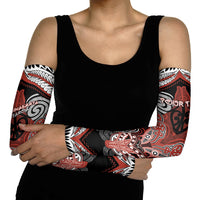 Aotearoa Iwi Rongowhakaata Personalised Arm Sleeves Maori Kowhaiwhai Pattern