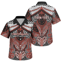 Aotearoa Iwi Rongowhakaata Personalised Family Matching Off The Shoulder Long Sleeve Dress and Hawaiian Shirt Maori Kowhaiwhai Pattern