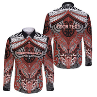 Aotearoa Iwi Rongowhakaata Personalised Family Matching Puletasi and Hawaiian Shirt Maori Kowhaiwhai Pattern