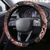 Aotearoa Iwi Rongowhakaata Steering Wheel Cover Maori Kowhaiwhai Pattern