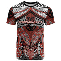 Aotearoa Iwi Rongowhakaata Personalised T Shirt Maori Kowhaiwhai Pattern