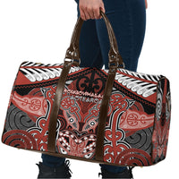 Aotearoa Iwi Rongowhakaata Travel Bag Maori Kowhaiwhai Pattern