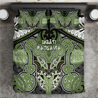 Aotearoa Iwi Ngati Raukawa Bedding Set Maori Kowhaiwhai Pattern