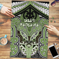 Aotearoa Iwi Ngati Raukawa Puzzle Maori Kowhaiwhai Pattern
