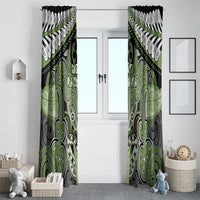 Aotearoa Iwi Ngati Raukawa Window Curtain Maori Kowhaiwhai Pattern