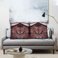Aotearoa Iwi Ngati Toa Pillow Cover Maori Kowhaiwhai Pattern