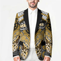 Aotearoa Iwi Ngati Tama Personalised Blazer Maori Kowhaiwhai Pattern