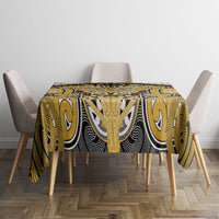Aotearoa Iwi Ngati Tama Tablecloth Maori Kowhaiwhai Pattern