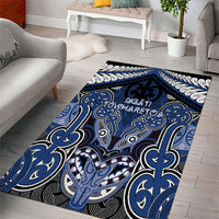 Aotearoa Iwi Ngati Tuwharetoa Area Rug Maori Kowhaiwhai Pattern