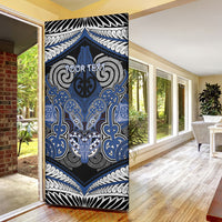 Aotearoa Iwi Ngati Tuwharetoa Personalised Door Cover Maori Kowhaiwhai Pattern