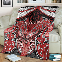 Aotearoa Iwi Te Ati Awa Blanket Maori Kowhaiwhai Pattern