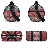 Aotearoa Iwi Te Ati Awa Duffle Bag Maori Kowhaiwhai Pattern