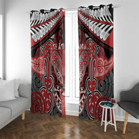 Aotearoa Iwi Te Ati Awa Window Curtain Maori Kowhaiwhai Pattern