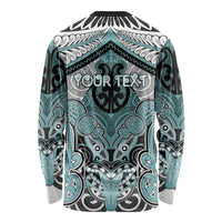 Aotearoa Iwi Ngati Paoa Personalised Long Sleeve Shirt Maori Kowhaiwhai Pattern