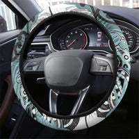 Aotearoa Iwi Ngati Paoa Steering Wheel Cover Maori Kowhaiwhai Pattern