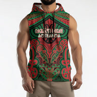 Aotearoa Iwi Ngati Hine Personalised Sleeveless Hoodie Maori Kowhaiwhai Pattern