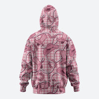 Pink Hawaii Palaka Cowboy Hoodie Hawaiian Paniolo Festival Spirit LT19 - Polynesian Pride