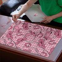 Pink Hawaii Palaka Cowboy Puzzle Hawaiian Paniolo Festival Spirit LT19 - Polynesian Pride