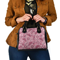 Pink Hawaii Palaka Cowboy Shoulder Handbag Hawaiian Paniolo Festival Spirit LT19 - Polynesian Pride