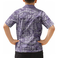 Purple Hawaii Palaka Cowboy Hawaiian Shirt Hawaiian Paniolo Festival Spirit LT19 - Polynesian Pride