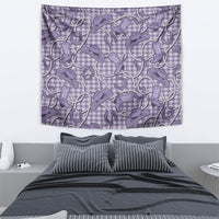 Purple Hawaii Palaka Cowboy Tapestry Hawaiian Paniolo Festival Spirit LT19 - Polynesian Pride
