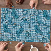 Blue Hawaii Palaka Cowboy Puzzle Hawaiian Paniolo Festival Spirit LT19 - Polynesian Pride