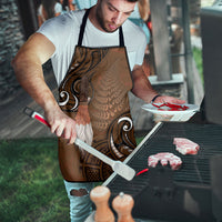 New Zealand Taiaha Apron Maori Weapon Silver Fern Maori Pattern