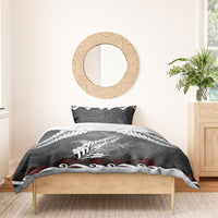 New Zealand Weka Personalised Bedding Set Aotearoa Hen Silver Fern Maori Pattern LT22 - Polynesian Pride