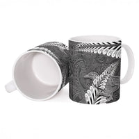 New Zealand Weka Personalised Ceramic Mug Aotearoa Hen Silver Fern Maori Pattern LT22 - Polynesian Pride