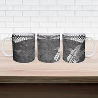 New Zealand Weka Personalised Ceramic Mug Aotearoa Hen Silver Fern Maori Pattern LT22 - Polynesian Pride