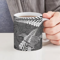 New Zealand Weka Personalised Ceramic Mug Aotearoa Hen Silver Fern Maori Pattern LT22 - Polynesian Pride