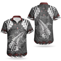 New Zealand Weka Personalised Couples Matching Summer Maxi Dress and Hawaiian Shirt Aotearoa Hen Silver Fern Maori Pattern LT22 - Polynesian Pride