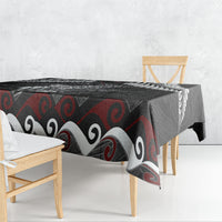 New Zealand Weka Personalised Tablecloth Aotearoa Hen Silver Fern Maori Pattern LT22 - Polynesian Pride