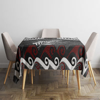 New Zealand Weka Personalised Tablecloth Aotearoa Hen Silver Fern Maori Pattern LT22 - Polynesian Pride