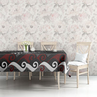 New Zealand Weka Personalised Tablecloth Aotearoa Hen Silver Fern Maori Pattern LT22 - Polynesian Pride