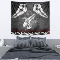 New Zealand Weka Personalised Tapestry Aotearoa Hen Silver Fern Maori Pattern