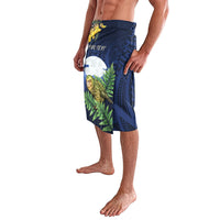 Kakapo New Zealand Personalised Lavalava Kowhai Flower Silver Fern Maori Pattern LT22 - Polynesian Pride