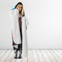 Tui Bird Kakabeak New Zealand Hooded Blanket Clianthus Galaxy Maori Koru Pattern LT22 - Polynesian Pride