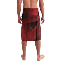 Personalised Darts New Zealand Lavalava Silver Fern Red Color LT22 - Polynesian Pride
