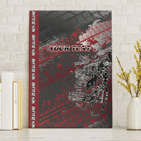 Personalised Cycling New Zealand Canvas Wall Art Aotearoa Pride Sportswear