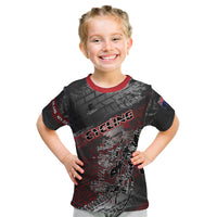 Personalised Cycling New Zealand Kid T Shirt Aotearoa Pride Sportswear