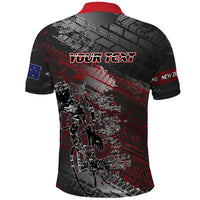 Personalised Cycling New Zealand Polo Shirt Aotearoa Pride Sportswear