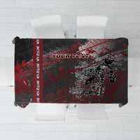 Personalised Cycling New Zealand Tablecloth Aotearoa Pride Sportswear LT22 Red - Polynesian Pride
