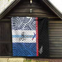 Personalised Cycling New Zealand Quilt Aotearoa Map Fern Maori Pattern LT22 - Polynesian Pride